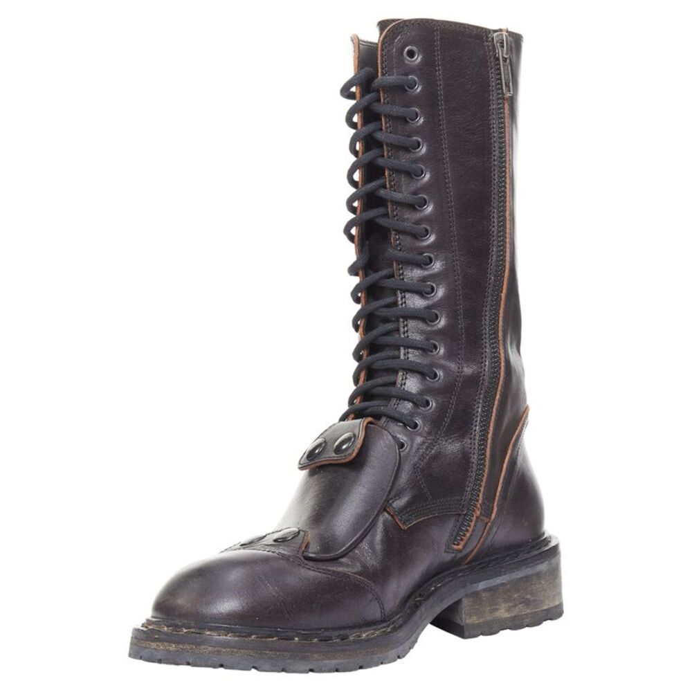 Ann Demeulemeester black tall boots - Picture 4 of 6